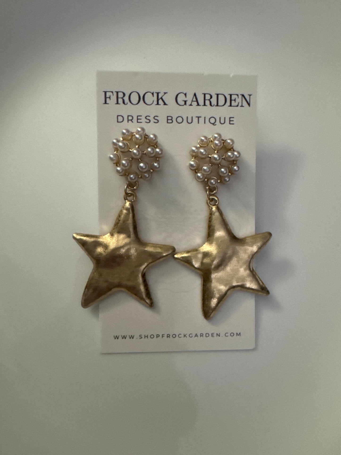 Pearl & Star Earrings