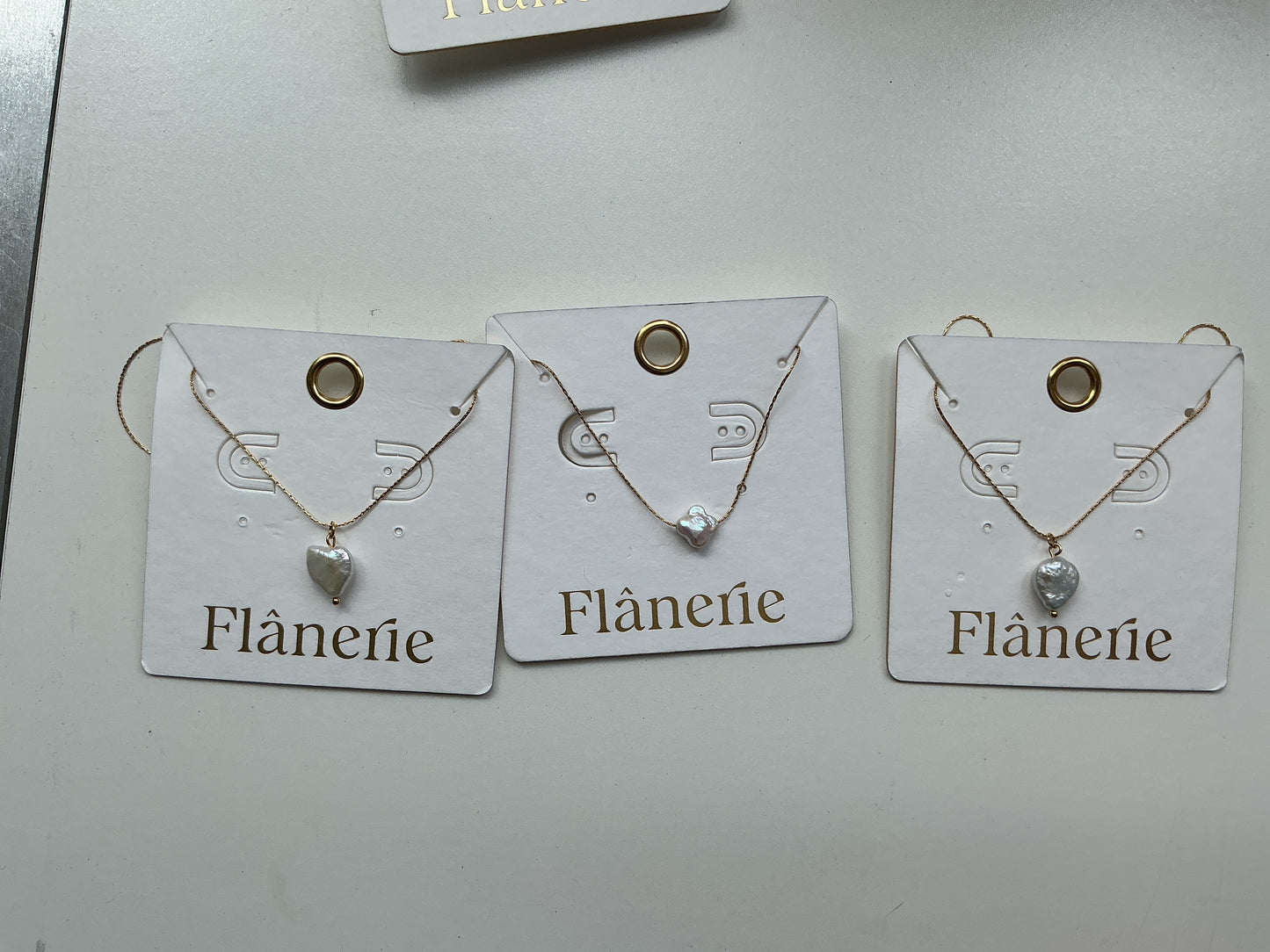 WR Pearl Charm Necklace