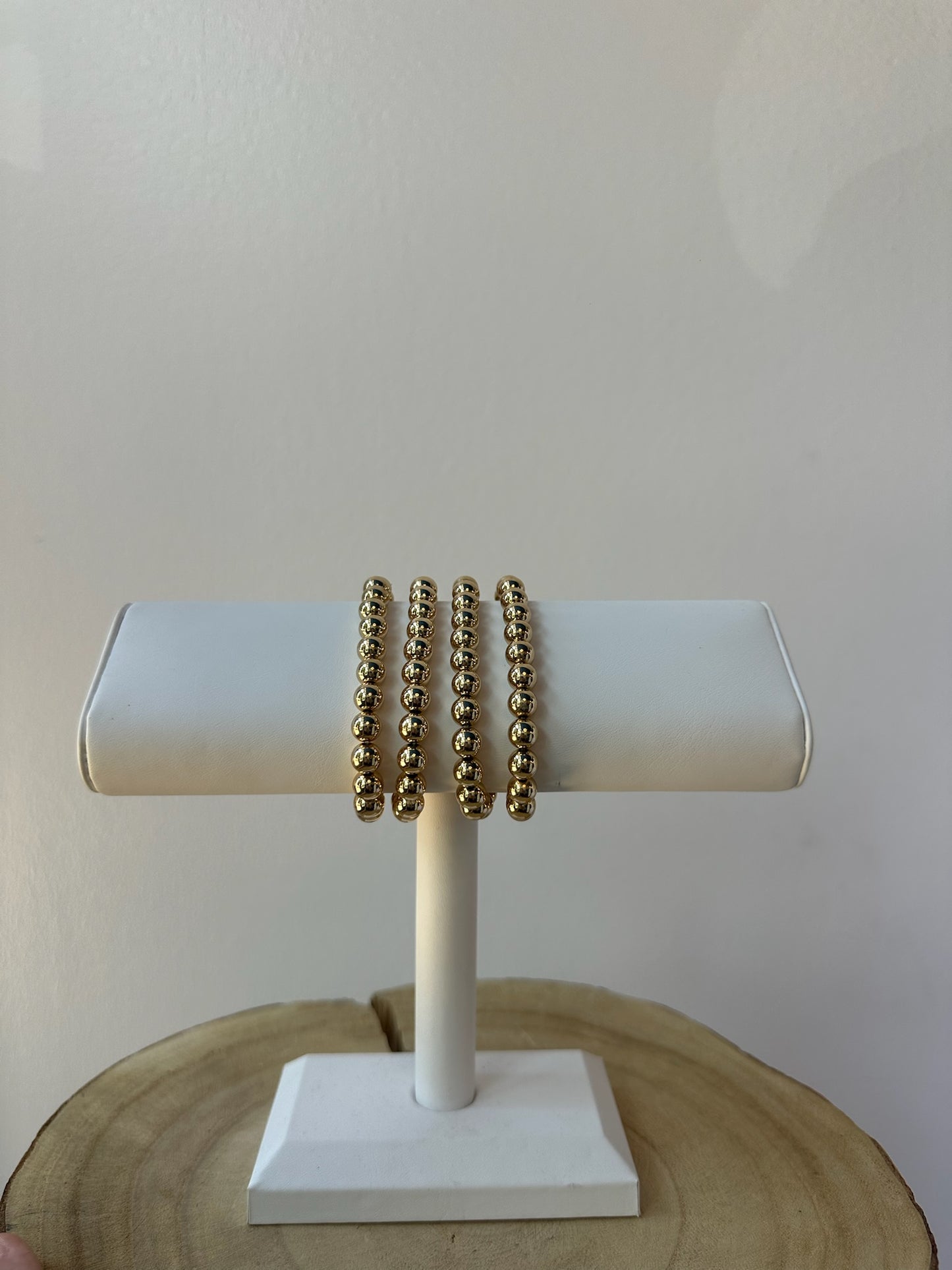 Medium Gold Bead Bracelet
