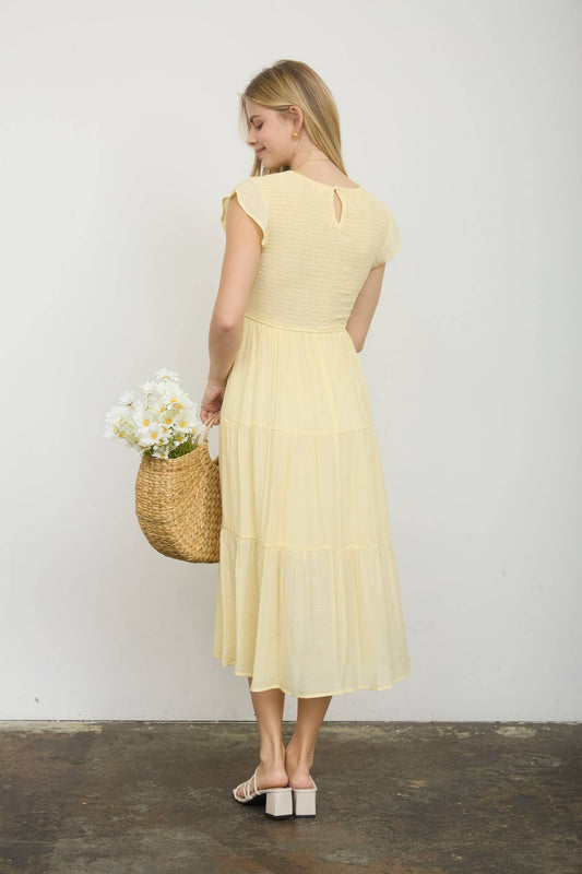 PLUS MIDI DRESS