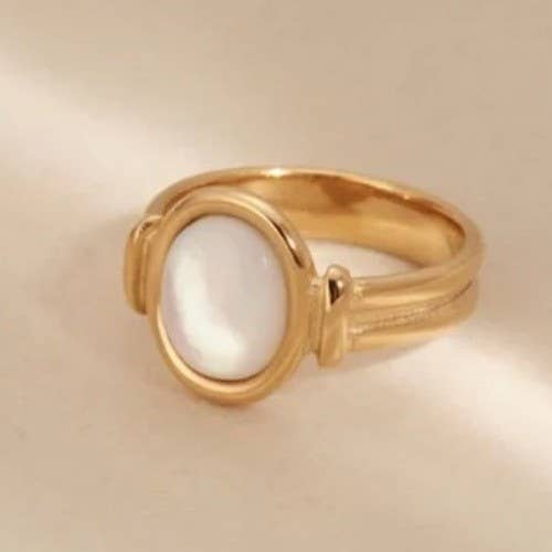 SS pearl Ring