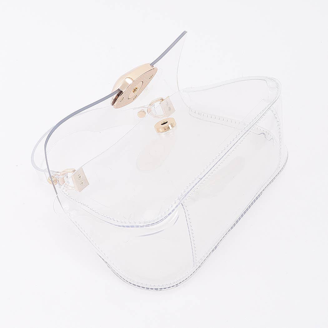 Clear Top Handle Bag