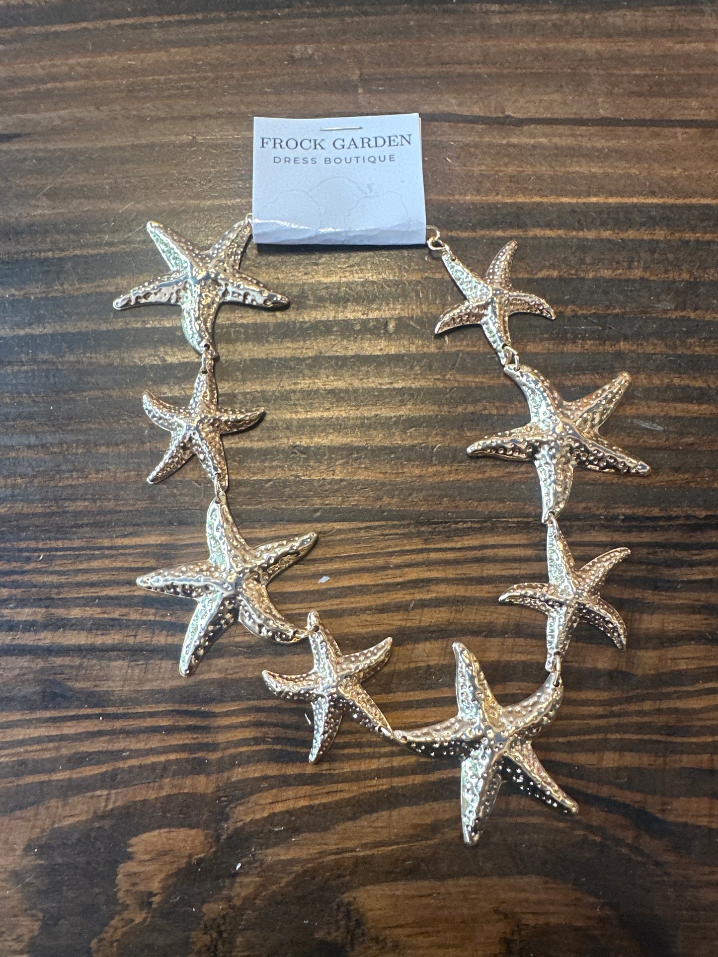 Gold Starfish Necklace