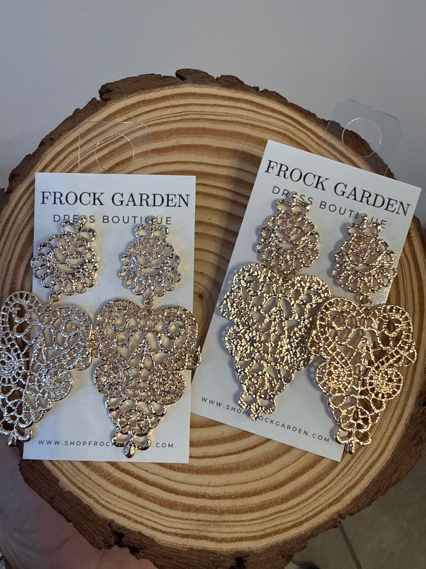 Filigree Heart Stud