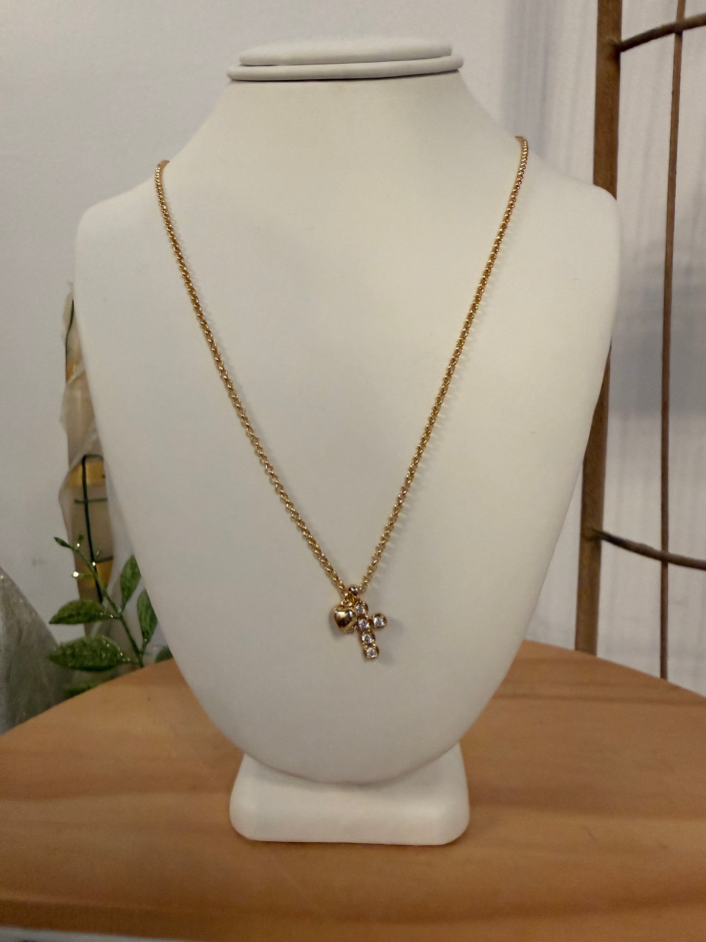 Cross Charm Necklace