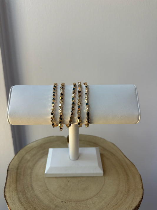 Geometric Bead Bracelet