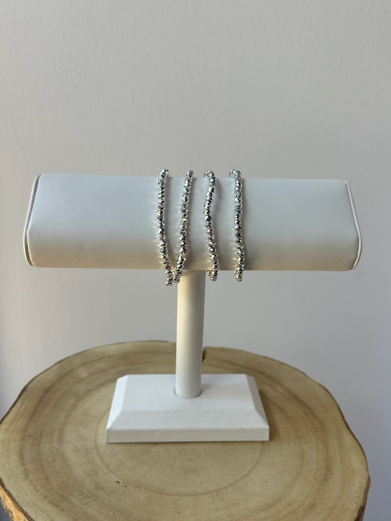 Small Disco Bead Bracelet