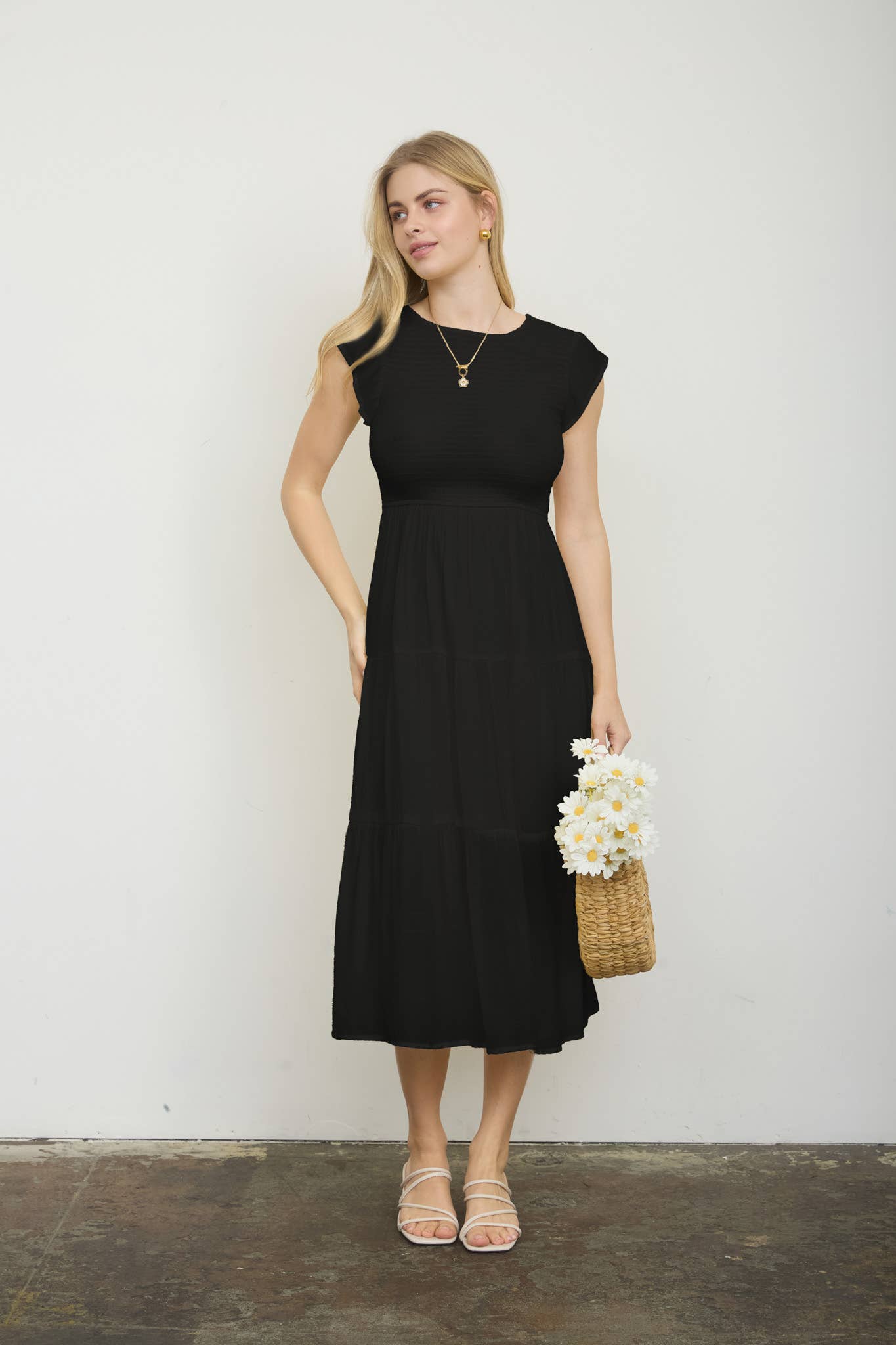 PLUS MIDI DRESS