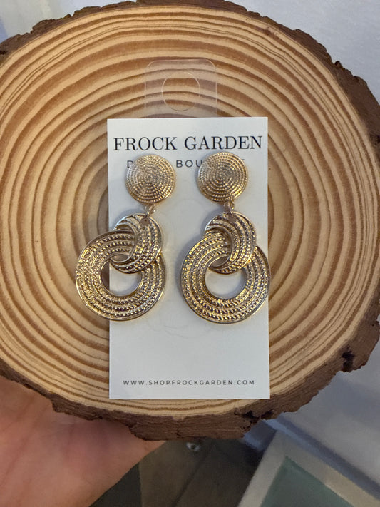 Stippling Knot Stud