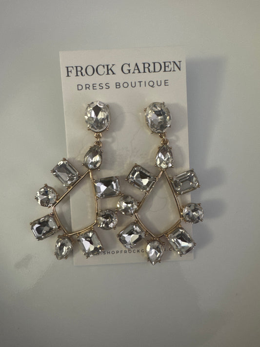 Diamond Gem Earrings