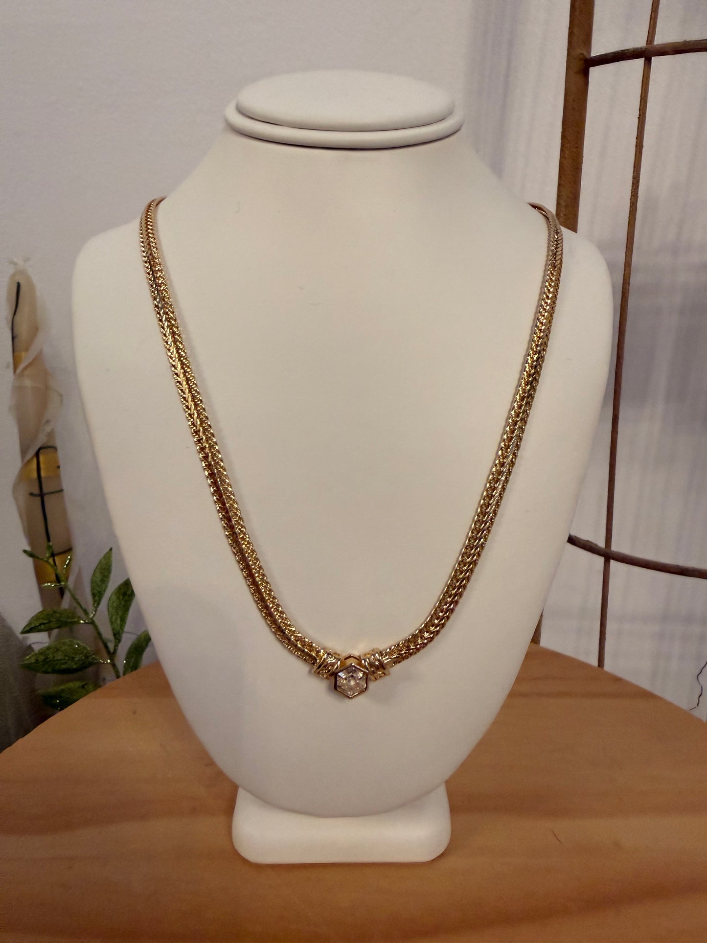 Snake Chain Charm Necklace