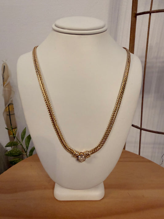 Snake Chain Charm Necklace