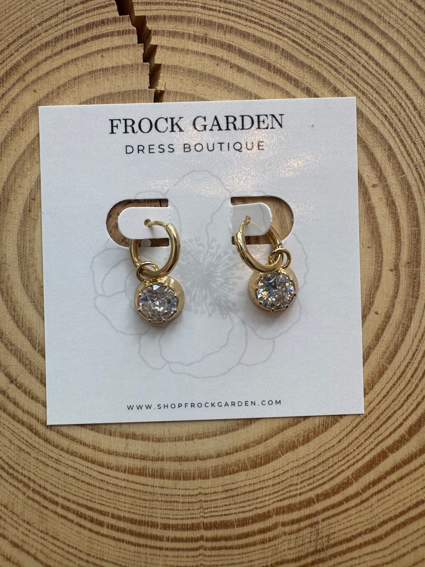 Gem Huggie Earring