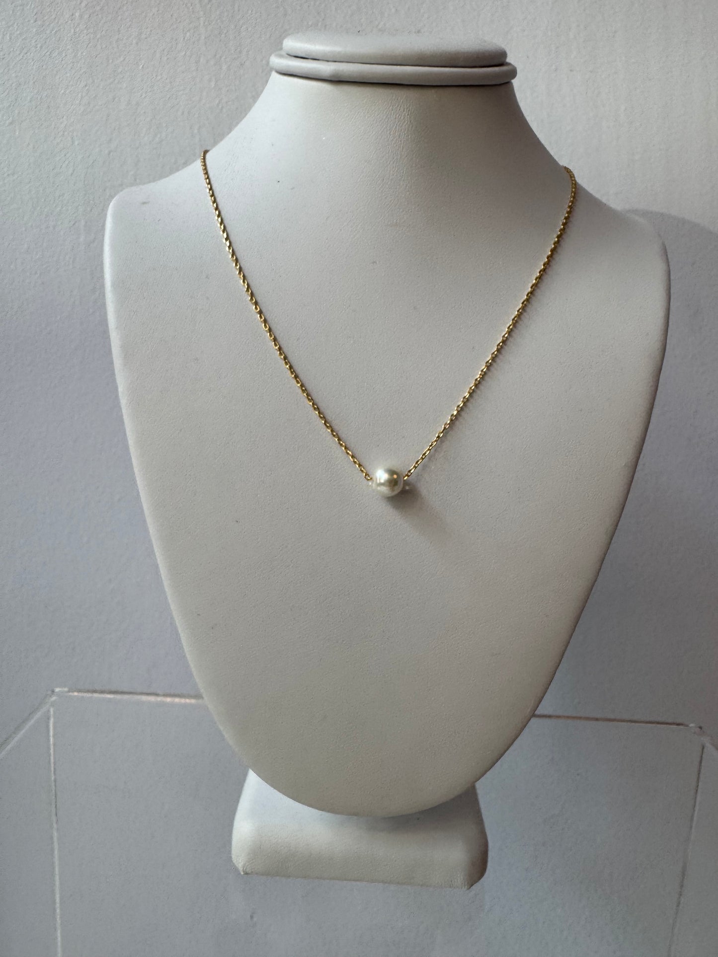 14k Dipped Pearl Necklace