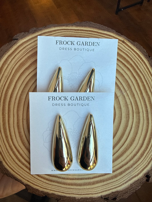 Statement Teardrop Stud