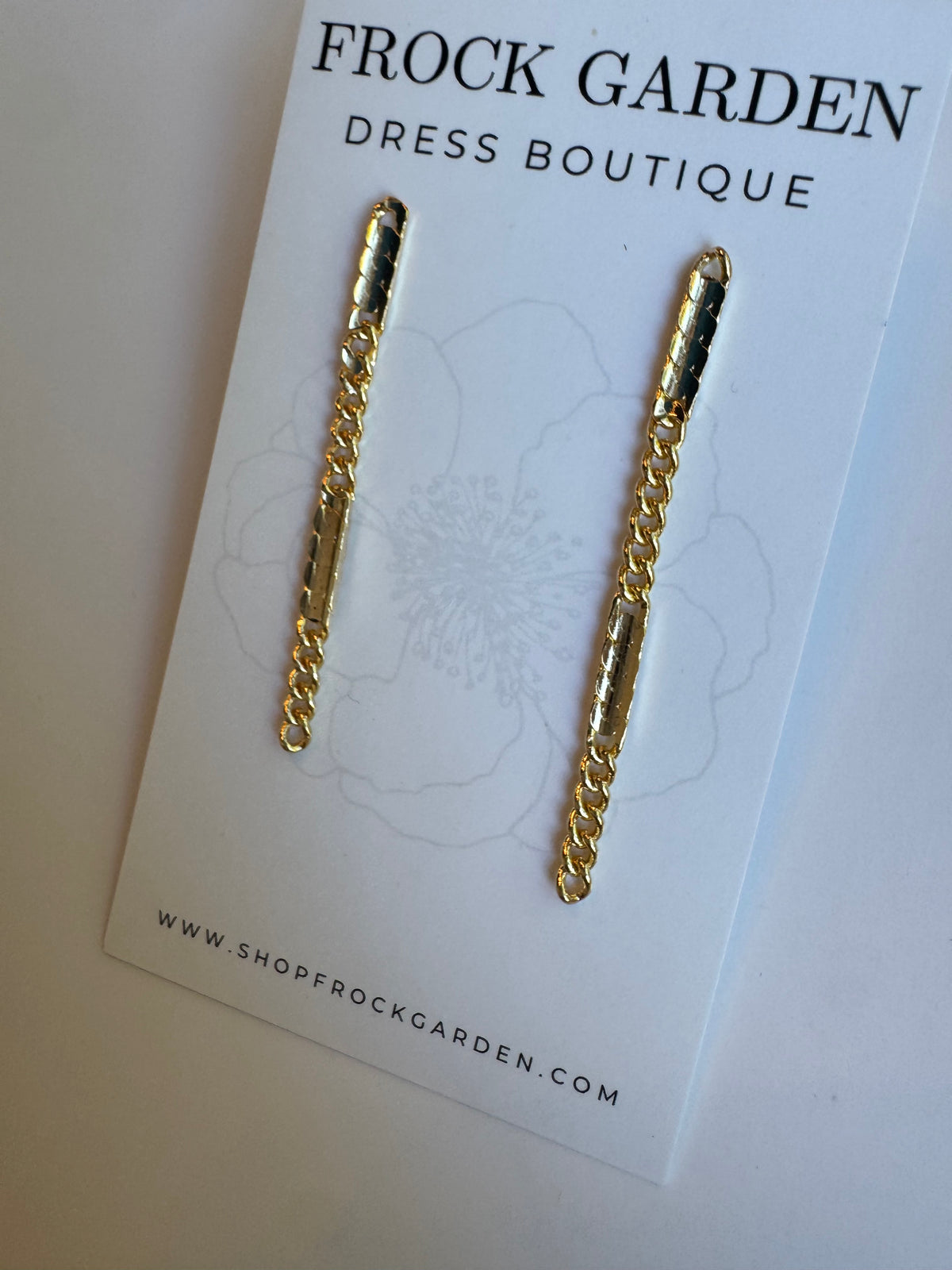 Thin Chain Earring