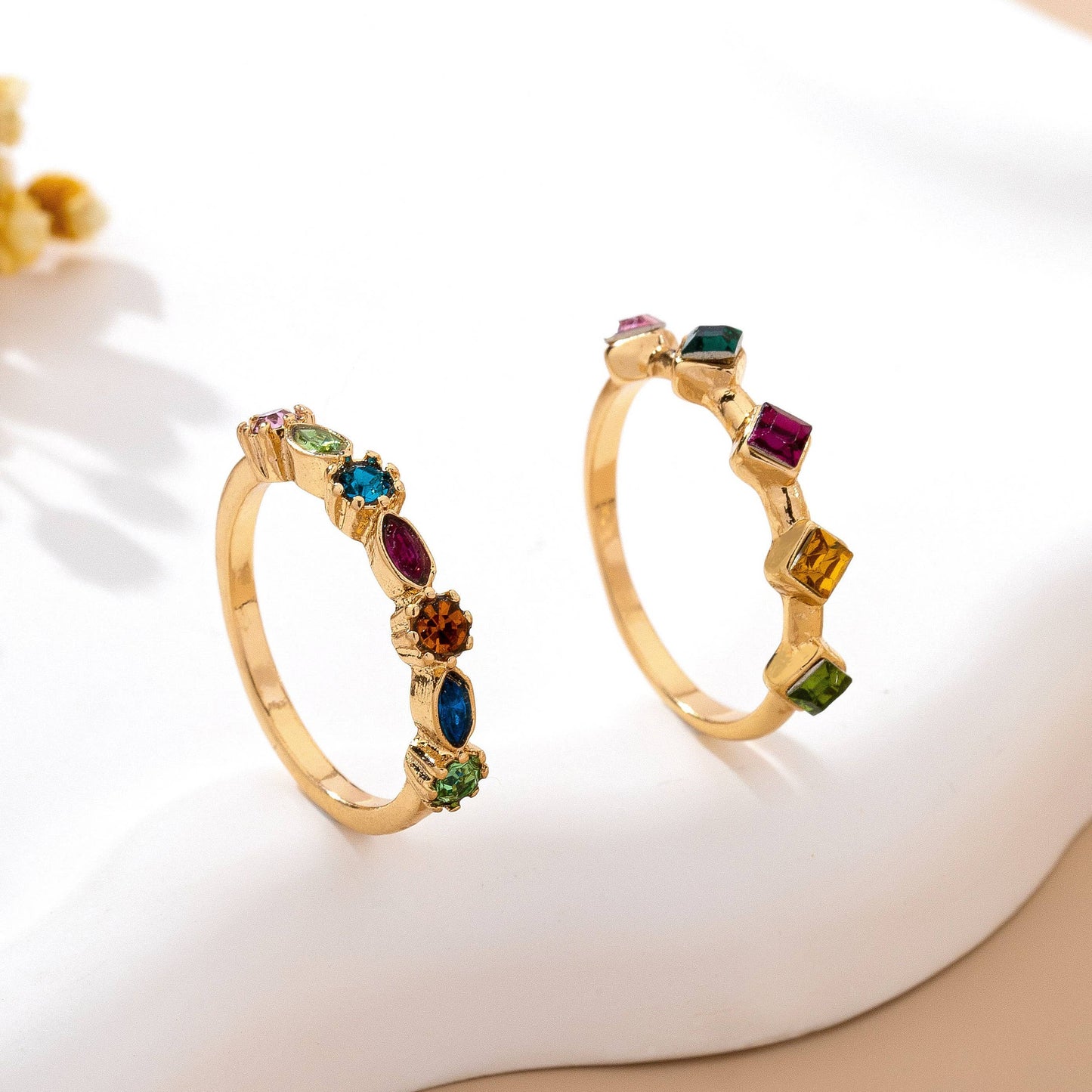 Rainbow Gem Ring