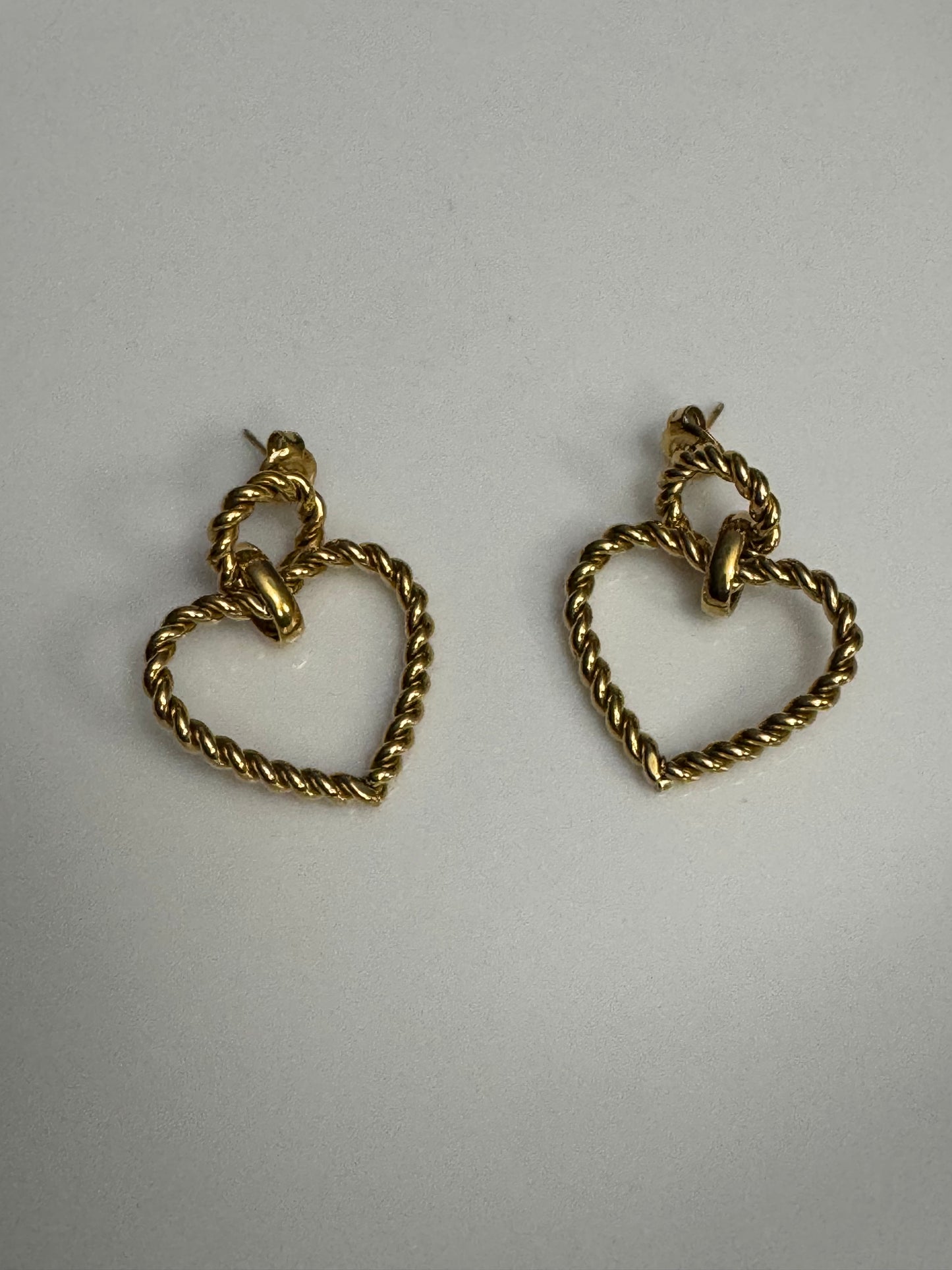 WR Rope Heart Earrings