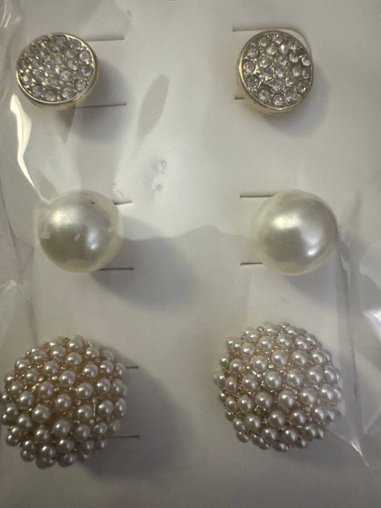 Pearl/Diamond Earrings