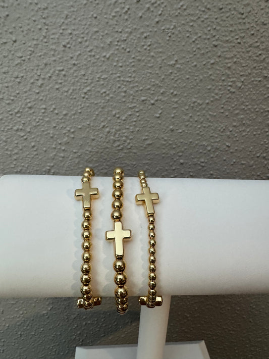 Cross Stack bracelets