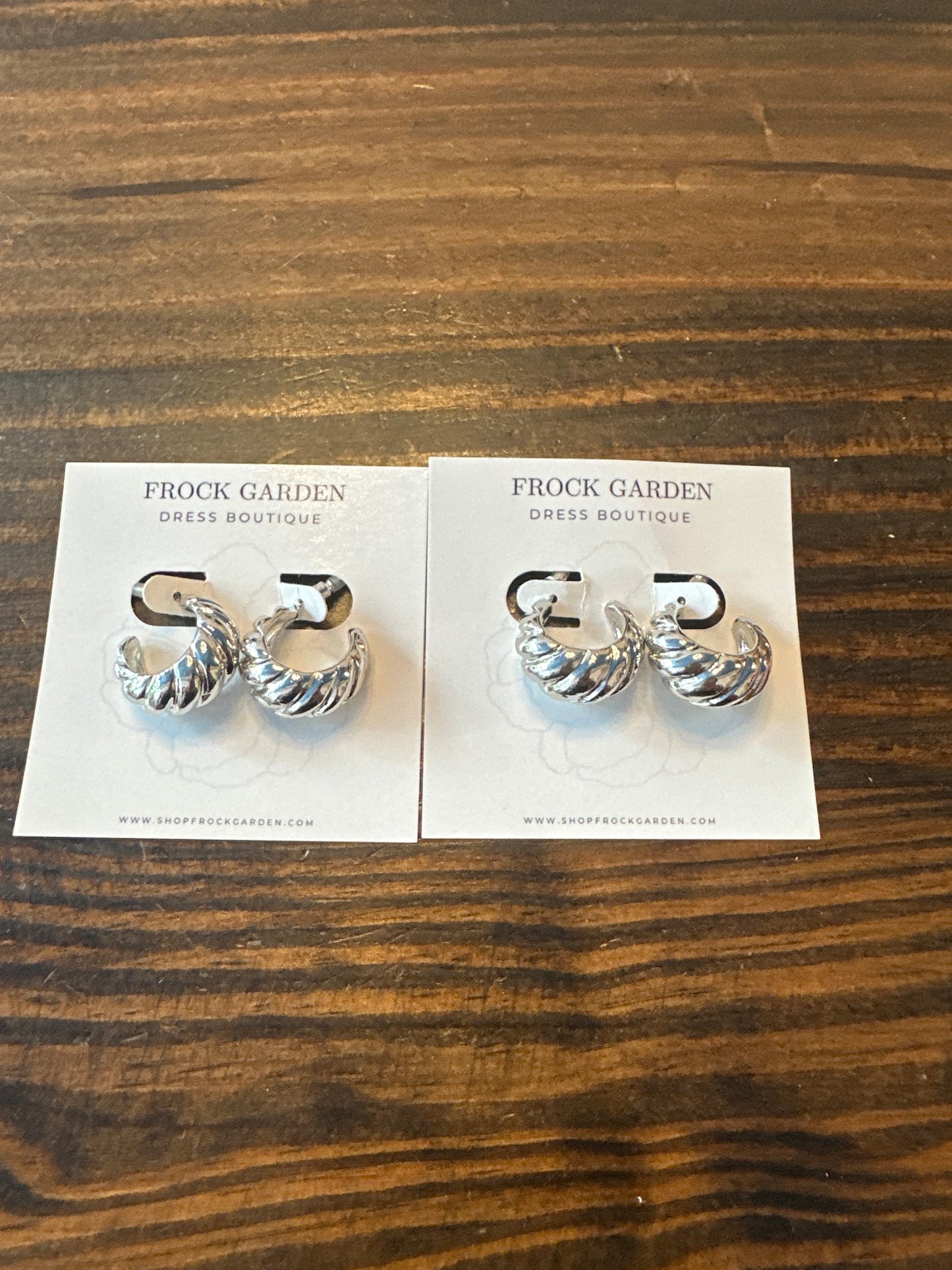 WR Twisted Hoop Earrings