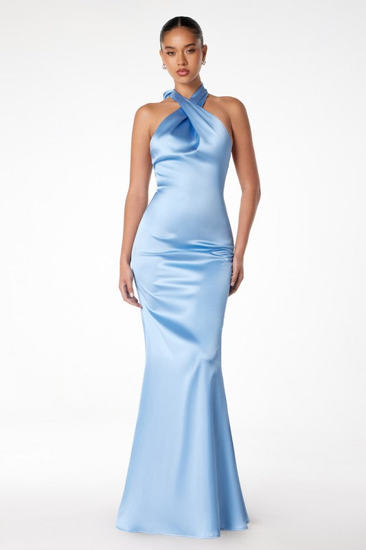 Cross Satin Formal