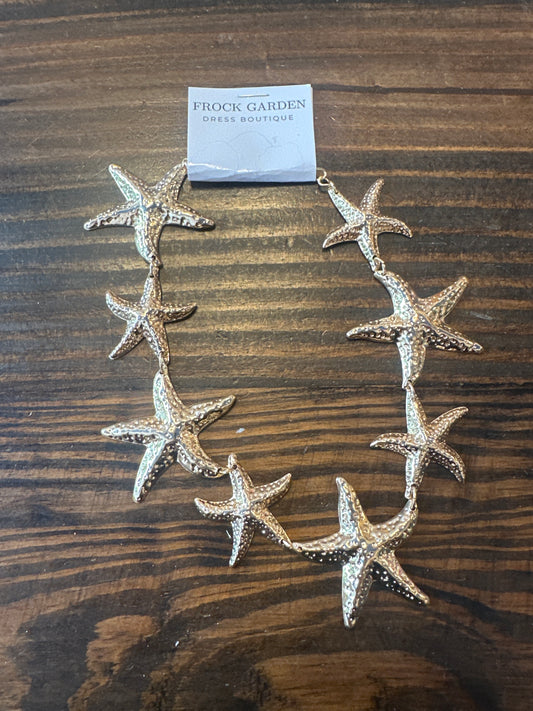 Gold Starfish Necklace