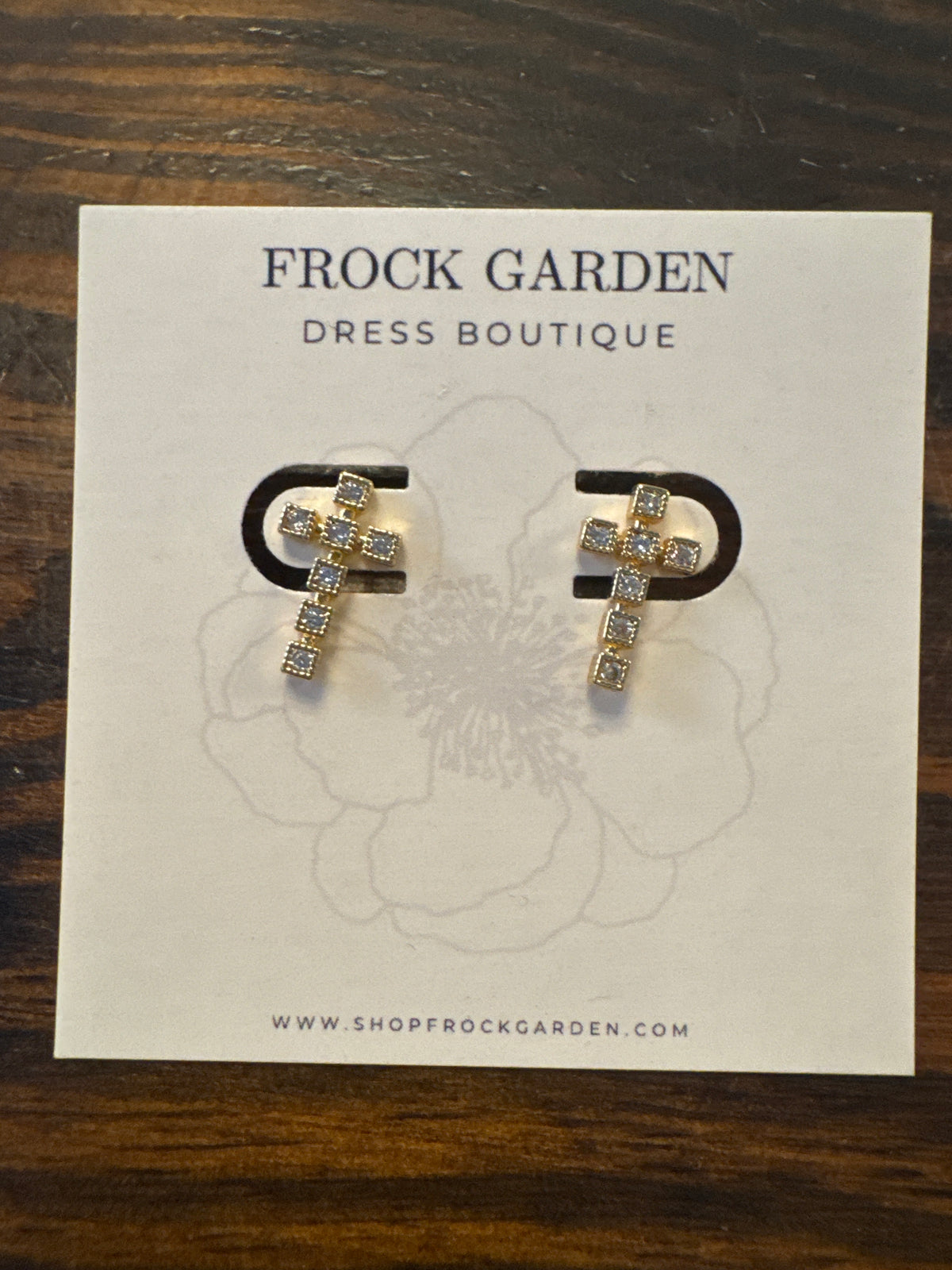 WR Cross earring