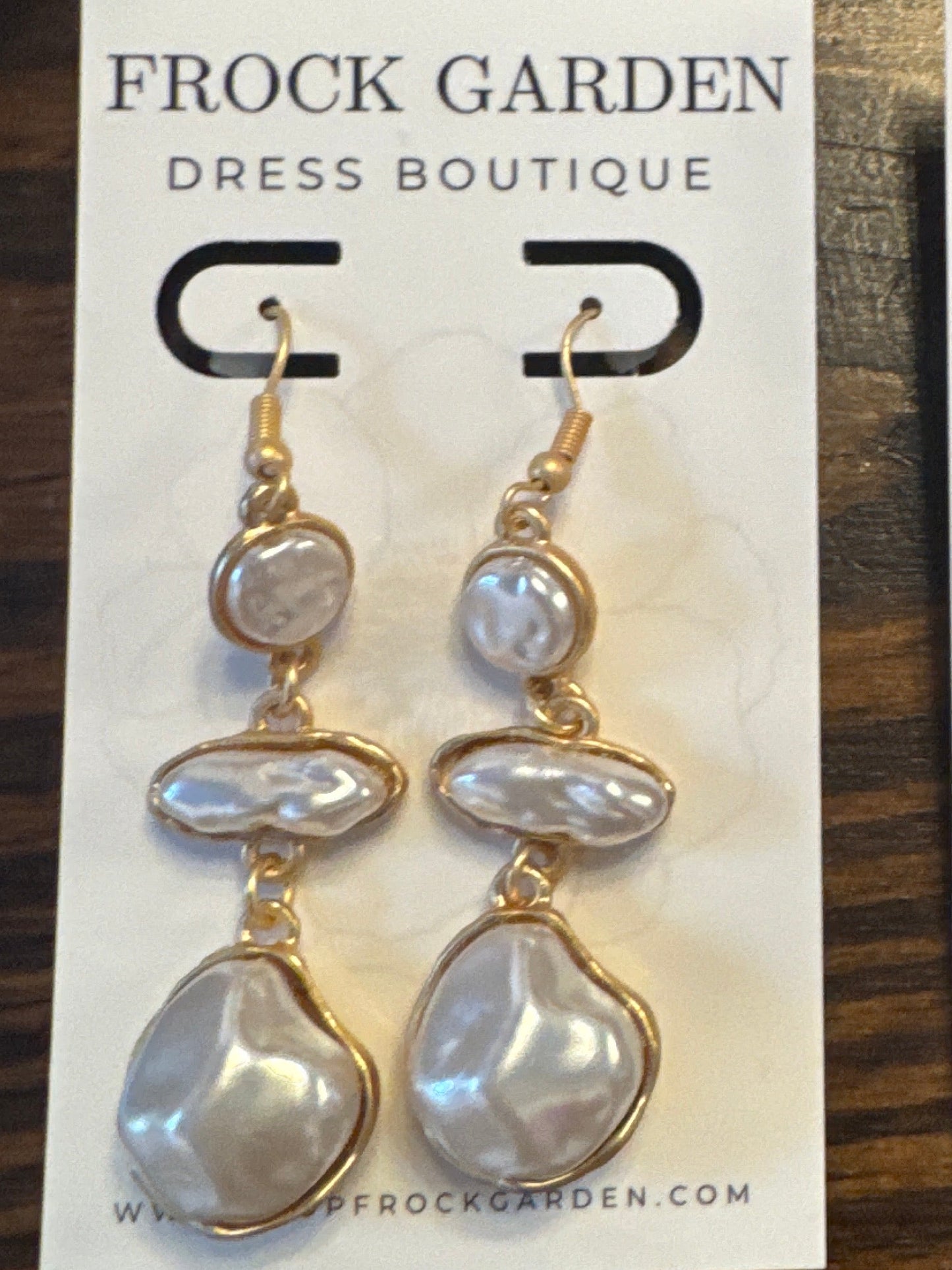 Pearl D Earrings