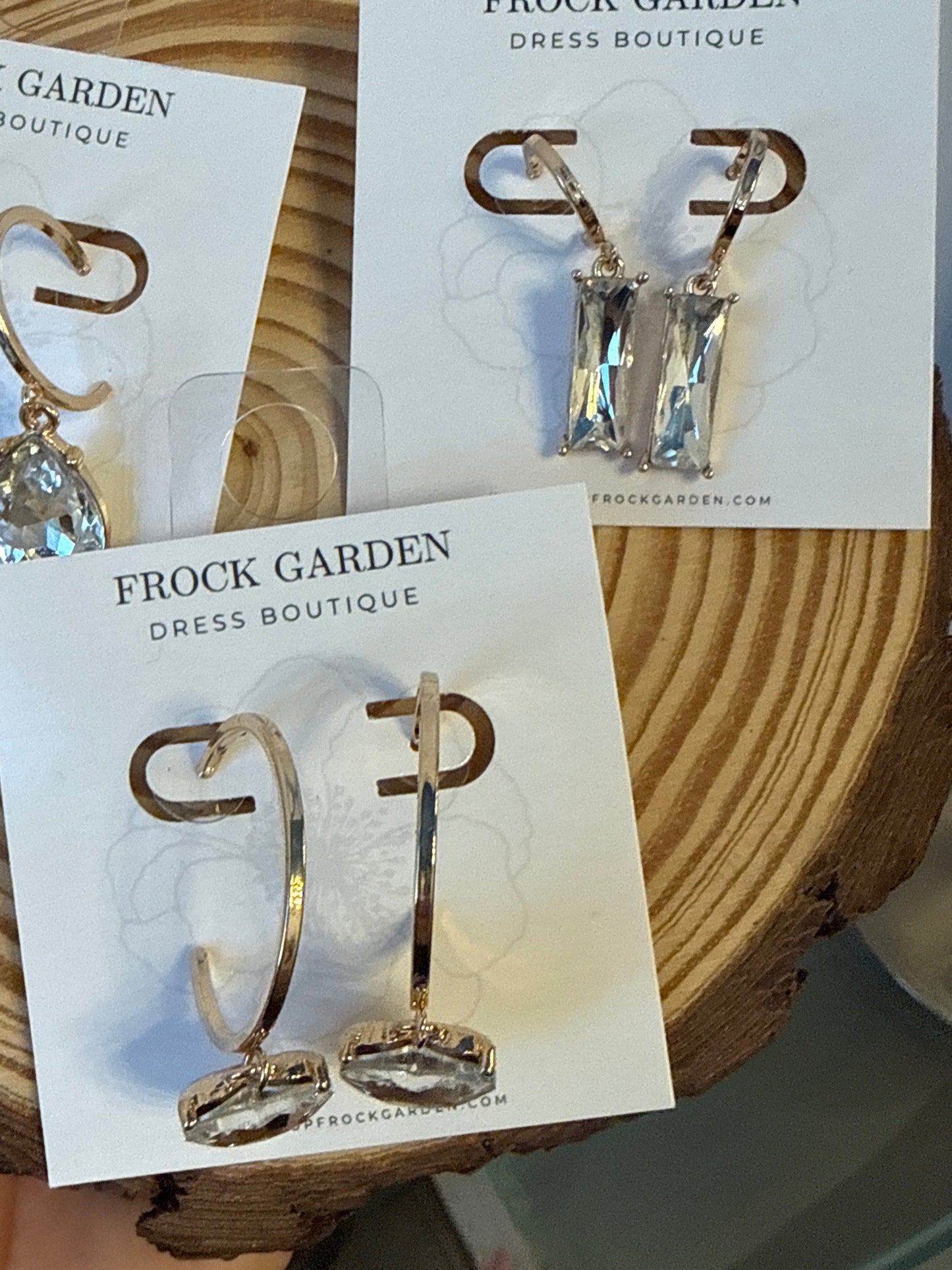 Gemstone Hoops
