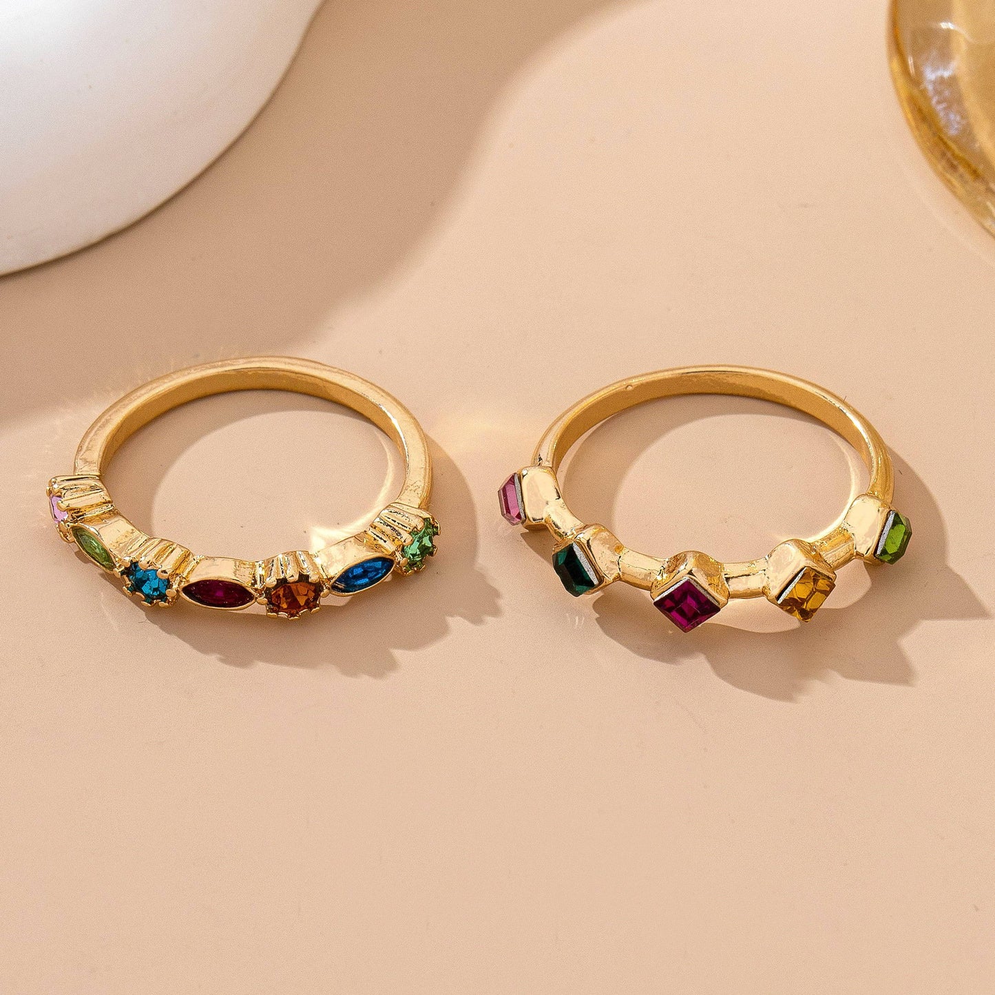 Rainbow Gem Ring