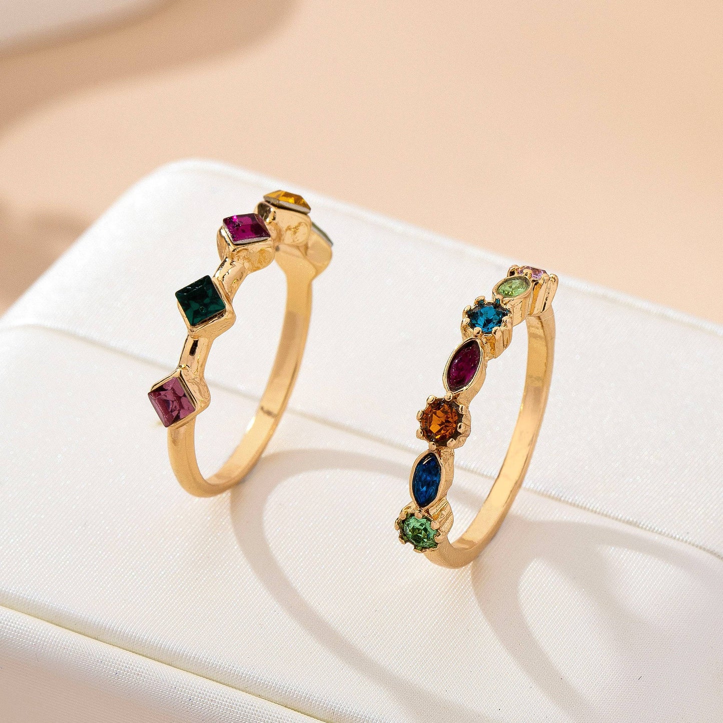 Rainbow Gem Ring